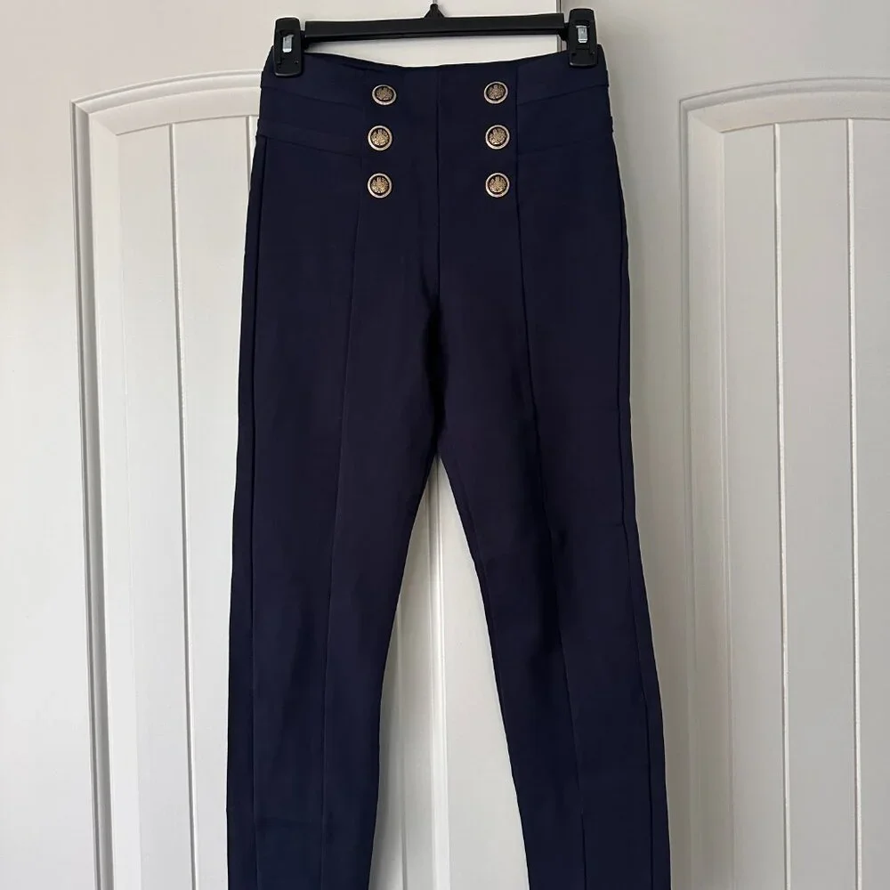 Calzedonia Skinny Shaping Leggings Navy Size S - Picture 3 of 6